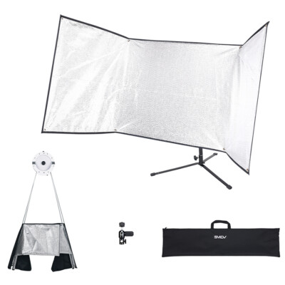 SMDV FLIP BANSA w/ Bag+BallHead/Studio Universal Photography Clamshell Reflector