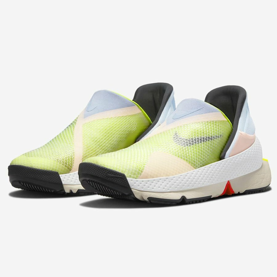 

NIKE GO FLYEASE WHITE / CELESTINE BLUE VOLT CW5883-100 Мужчины США 6–12 лет, Белый, Nike Go FlyEase