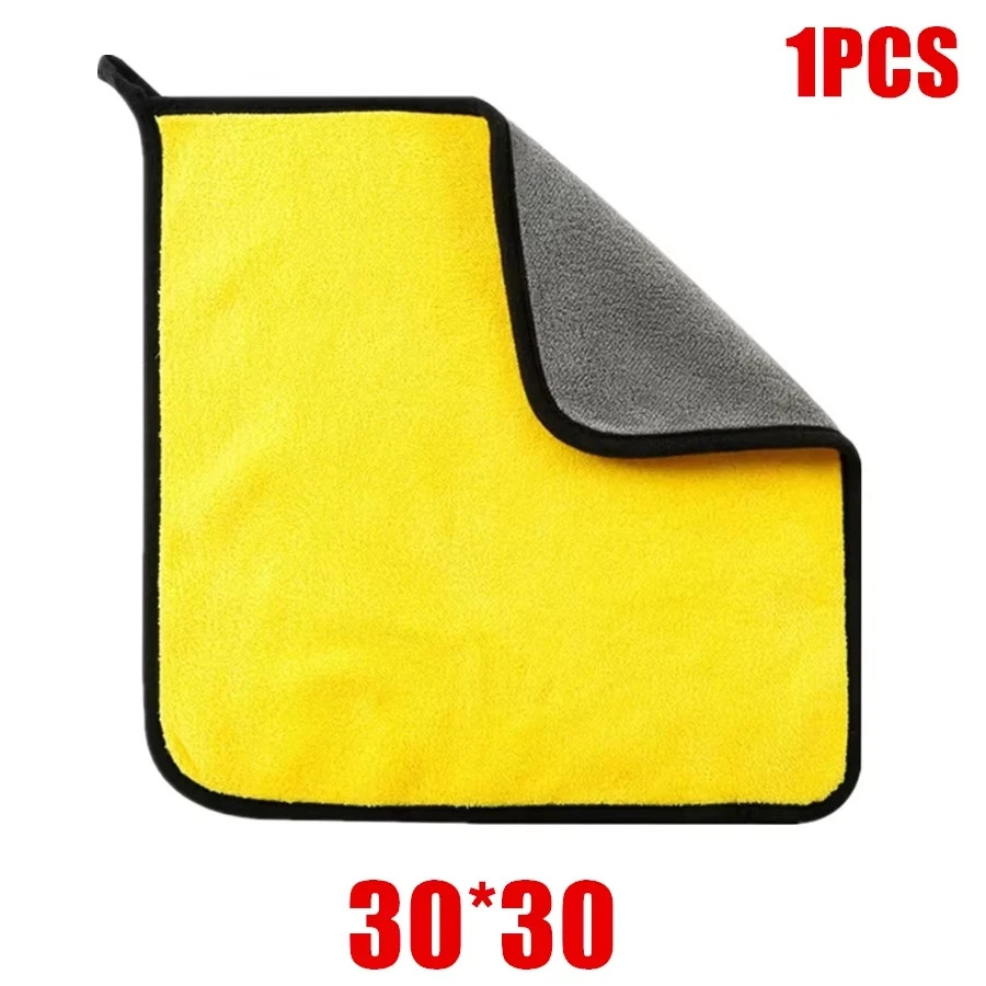 Microfiber Car Cleaning Towels Soft Thick Drying Cloth 1 2 6 Pack