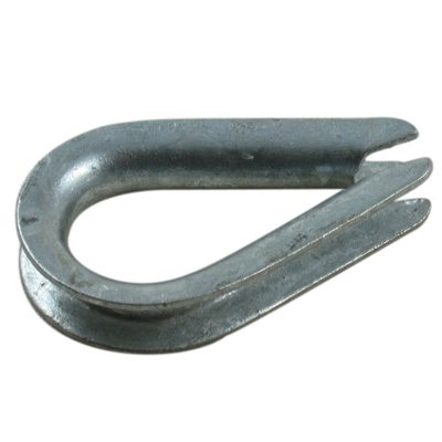 25 Hot Dip Galvanized Wire Rope Thimbles  3/8''