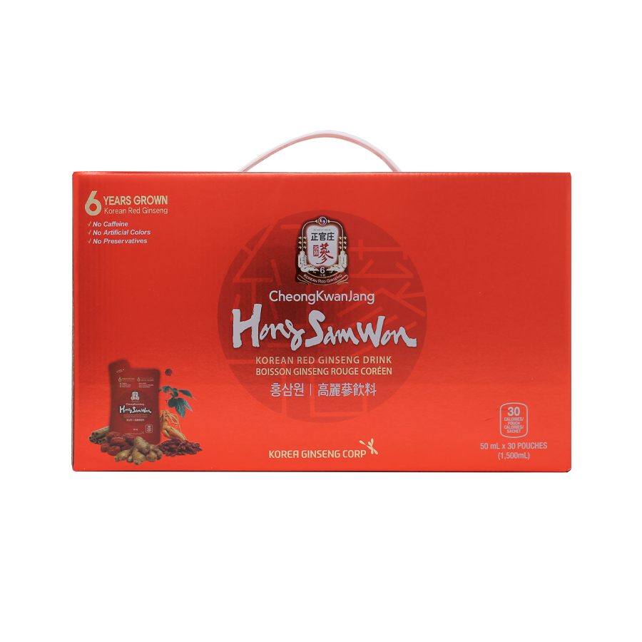 Hong Sam Won Korean Red Ginseng - 30 Pouches Pack