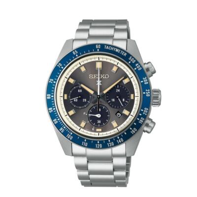 Pre-owned Seiko Prospex Sbdl111 Men Watch Box Japan Speedtimer Sport Solar Chronograph
