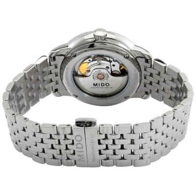 Pre-owned Mido Baroncelli Iii Automatic Anthracite Dial Men's Watch M0274261108800