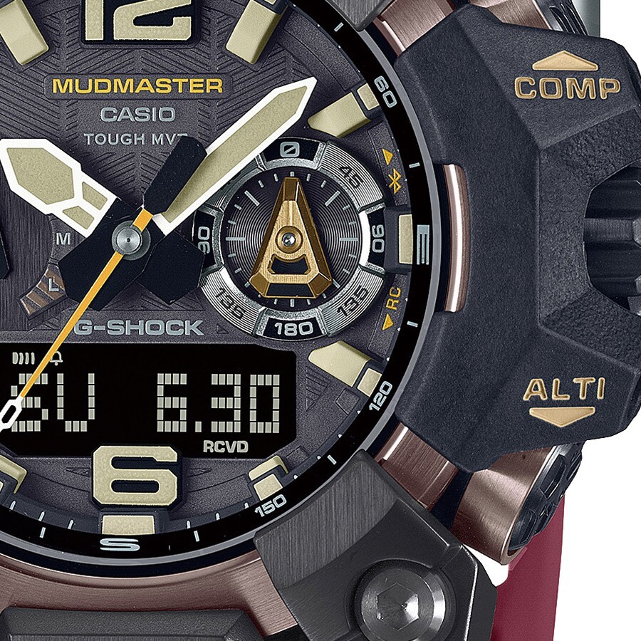 Pre-owned Casio Gwg-b1000-1a4jf Master Of Mudmaster Watch Limited-production Triple Sensor