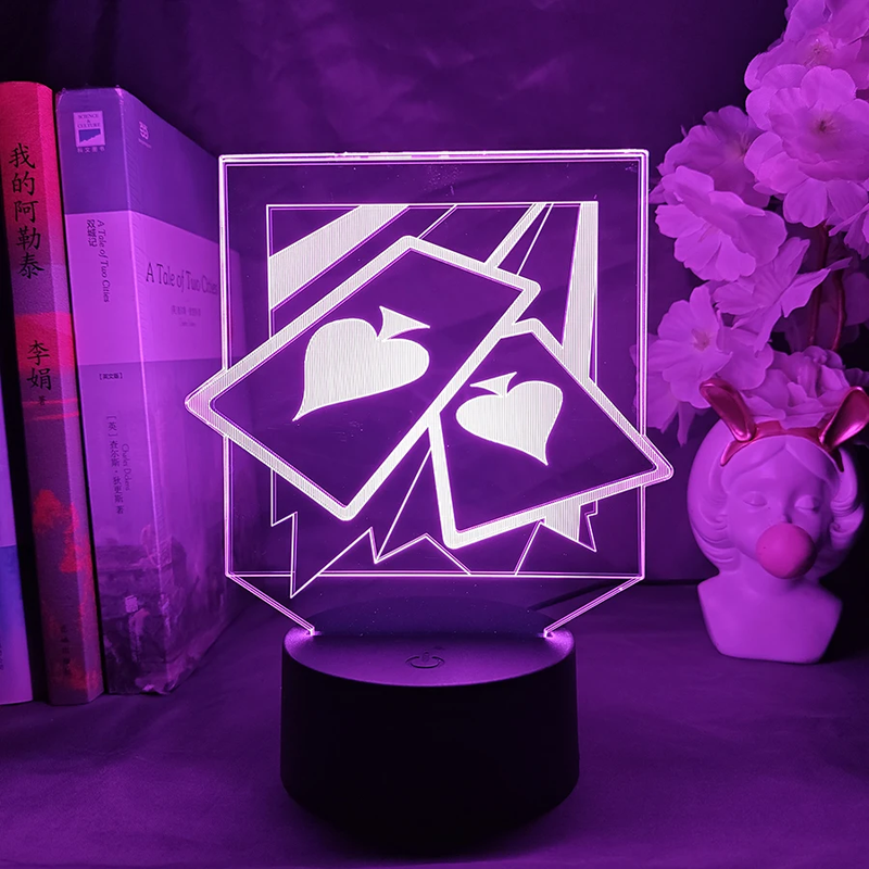 Rainbow Six Siege Decoration 3D Night Light Ace Operator Logo Lighting Lamp with