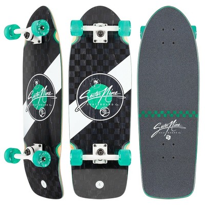 Sector 9 Fat Wave Mosaic Cruiser Longboard Complete