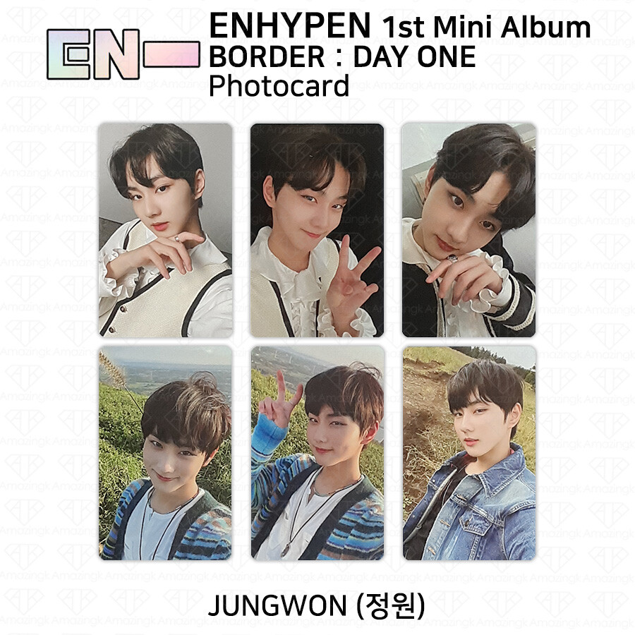 Enhypen 1st Mini Album Border Day One Official Photocard Dusk Dawn Ver Kpop