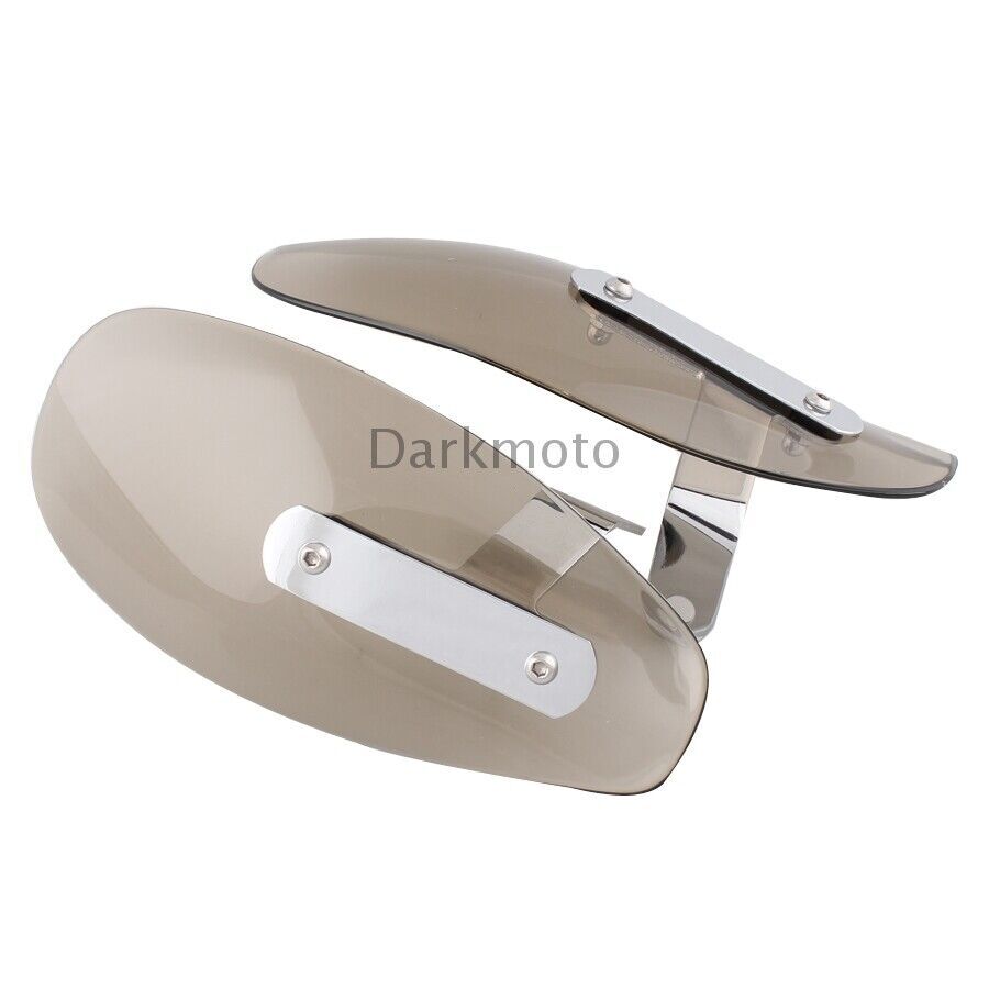 Universal Smoke Motorcycle Handle Bar Hand Guard Protector Wind Deflector Shield