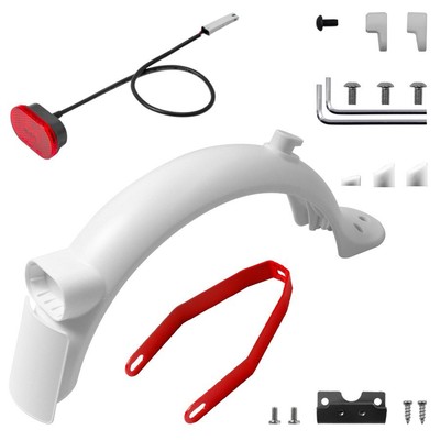 Rear Fender Mudguard LED Taillight Set for Xiaomi Pro 2 Electric Scooter Parts