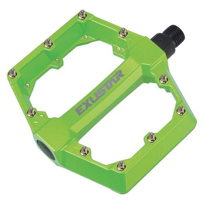 EXUSTAR pedali Flat E-PB525 verde