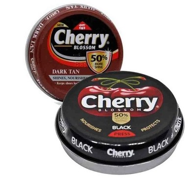 Cherry Blossom Shoe Polish Black and Brown, 40g each J840