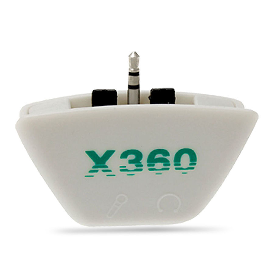 3.5mm Jack Mic Headset Earphone Converter Adapter For Xbox 360 Live