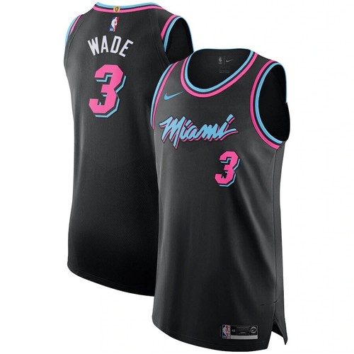 ウェア NBA Miami Heat Dwyane Wade game shirt Dwyane Wade Miami Heat Nike City Edition Player Name Number