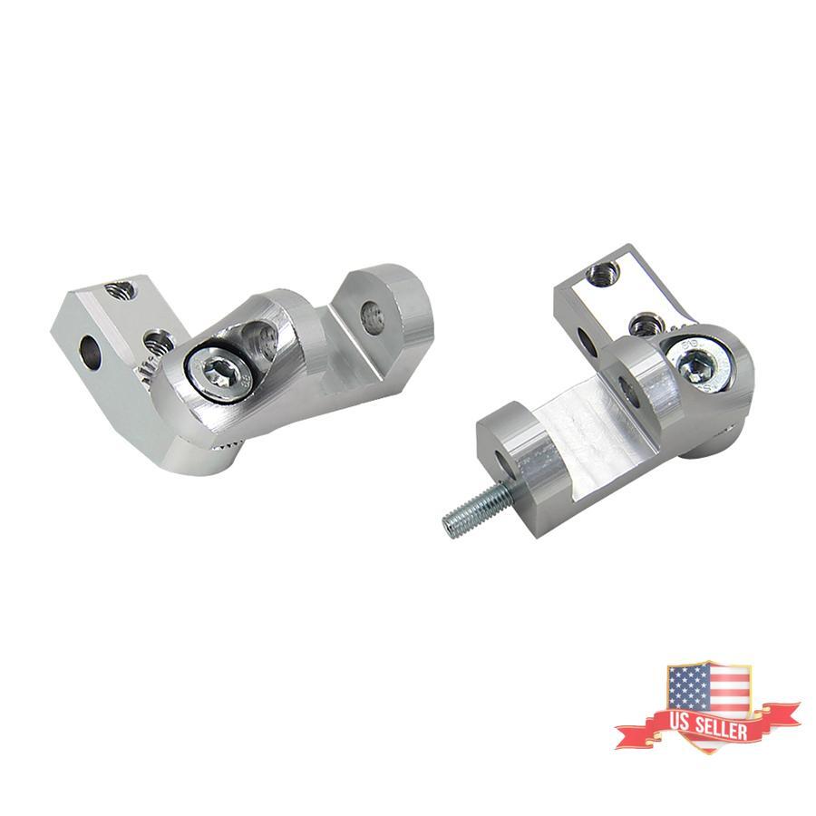 Universal CNC 2PCS Motorcycle Dirt Bike Foot peg Passenger Footpeg Lowering Kit