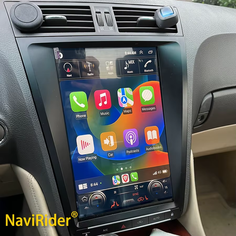 12.8 Android 14 Tesla Screen Radio Carplay For LEXUS GS300 2009 GS350 2010 Gs450