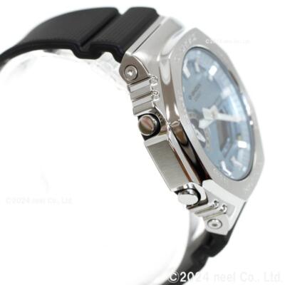 Pre-owned Casio G-shock Gbm-2100a-1a2jf Metal Case Blue Dial Bluetooth Men's Watch