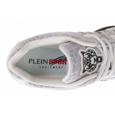 PLEIN SPORT HERREN SNEAKERS PLEIN SPORT EDWARD WHITE RUNNER WEISS