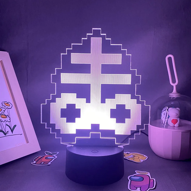 Game the Binding of Isaac Rebirth Item Brimstone Prop 3D Led Neon Night Lights G