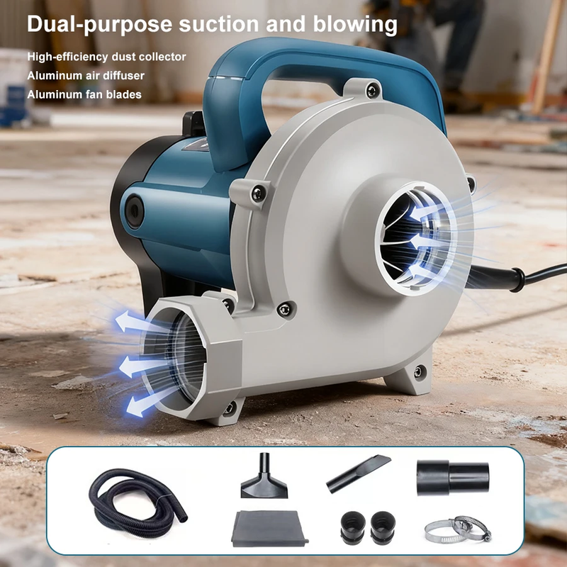 Electric Vacuum Blower 4580W Dual-function Vacuum and Blower High-efficiency Dus