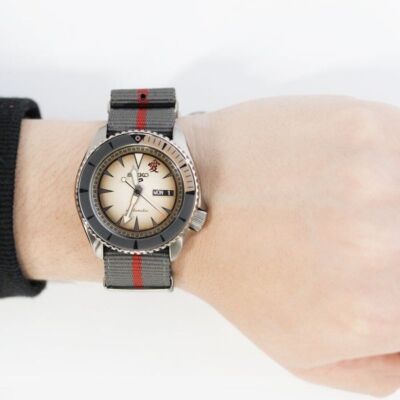 Pre-owned Seiko Limited Watch Sbsa093 Naruto Collaboration Gaara One Year Warranty