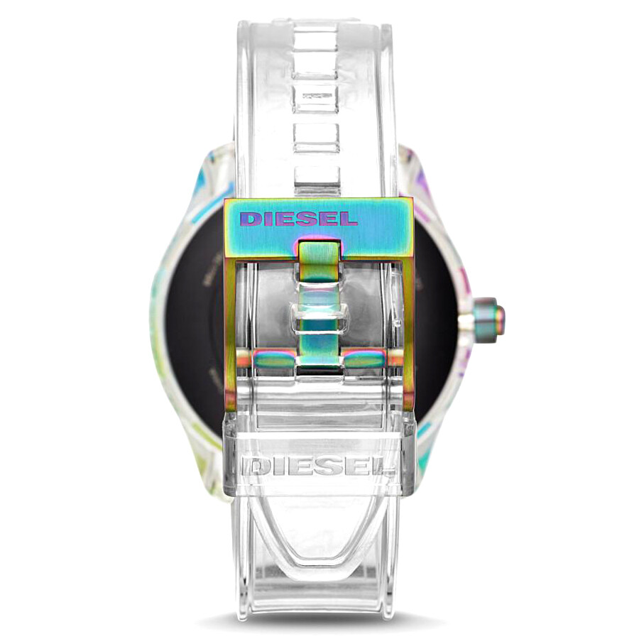 DIESEL ON FADELIGHT 44MM ALUMINIUM CASE WITH SILICONE STRAP SMARTWATCH DZT2021 - Picture 5 of 6