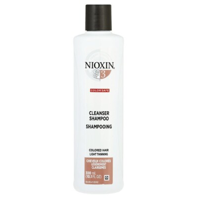 Nioxin System 3 Cleanser Shampoo Fine Hair Normal to Thin 10.1oz (Original)