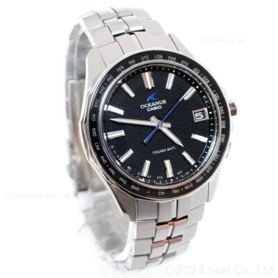 Pre-owned Casio Oceanus Manta Ocw-s400-1ajf Japan Titanium Bluetooth Radio Solar Men Watch