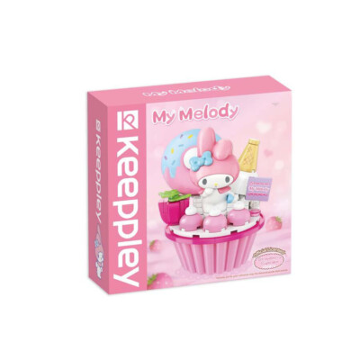 Authentic Sanrio Qman Keeppley Kuppy Blocks My Melody Strawberry Cupcake K20814