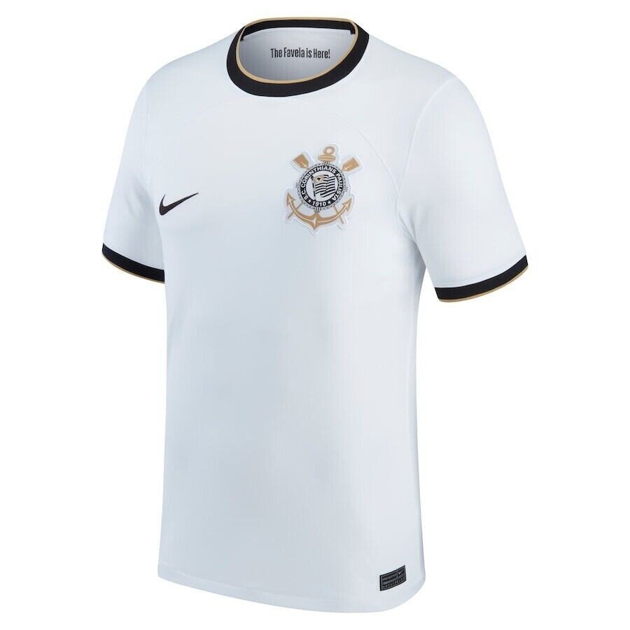 Nike Corinthians Home Jersey 2022/23 'White Black Gold