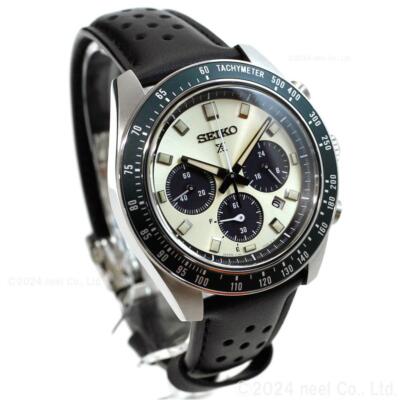Pre-owned Seiko Prospex Sbdl115 Men Watch Box Japan Speedtimer Sport Solar Chronograph