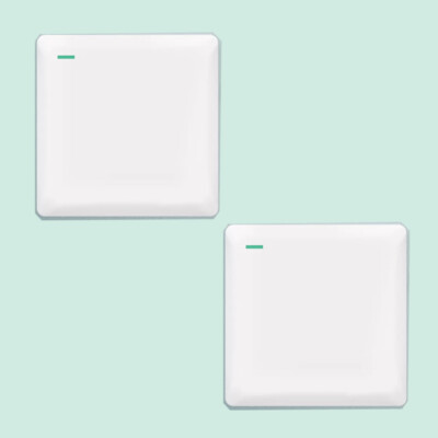 2Pc Waterproof Surface Mounted Switch Panels 10A Nonporous Toggle Switch Panels