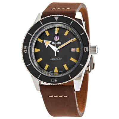Pre-owned Rado Captain Cook Automatic Brown Dial Men's Watch R32505305