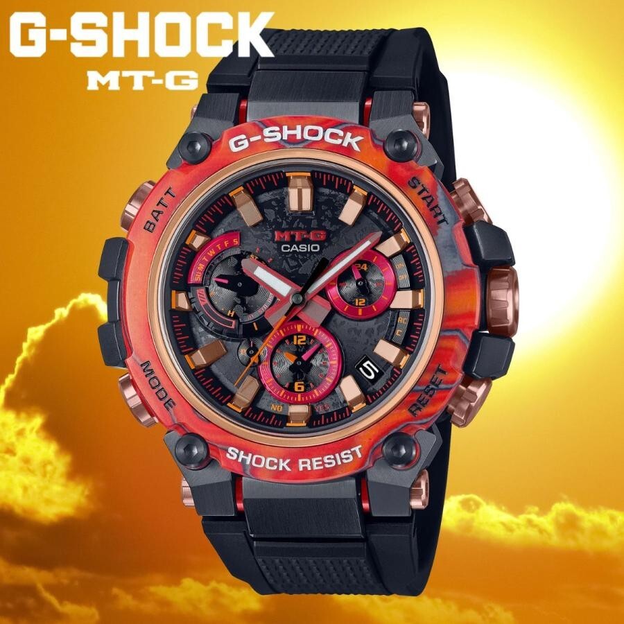 G-SHOCK MTG-B3000FR-1AJR Flare Red Watch PSL CASIO MT-G 40th