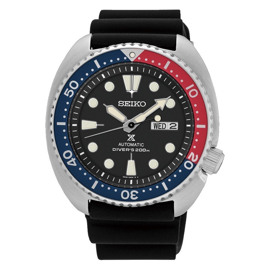 Pre-owned Seiko Prospex Srp779k1 Automatic Diver's 200m Watch Rubber Turtle Day Date Pepsi