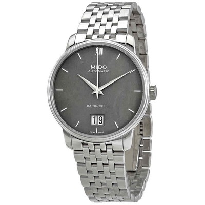 Pre-owned Mido Baroncelli Iii Automatic Anthracite Dial Men's Watch M0274261108800