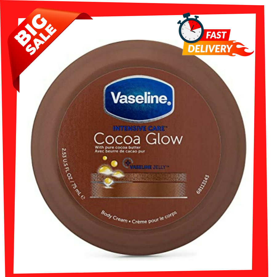 Vaseline Cocoa Glow  Body Cream-intensive care, New Moisturizers & Body Butter
