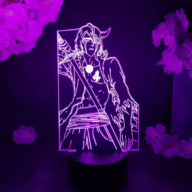 Ulquiorra Cifer Anime Led Lamp Room Setup Decoration Things for the Room Multi C