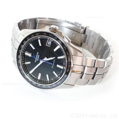 Pre-owned Casio Oceanus Manta Ocw-s400-1ajf Japan Titanium Bluetooth Radio Solar Men Watch