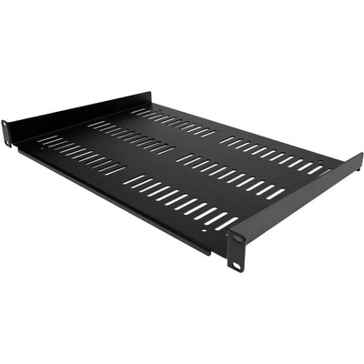 StarTech 1U Vented Server Rack Cabinet Shelf Fixed 12'' Deep
