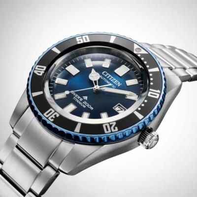 Pre-owned Citizen Promaster Marine Nb6026-56l Watch 35th Anniversary Limited Mechanical