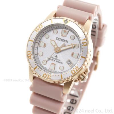 Pre-owned Citizen Promaster Eo2023-00a Women Watch Marine Eco-drive Solar Diver 200ｍ