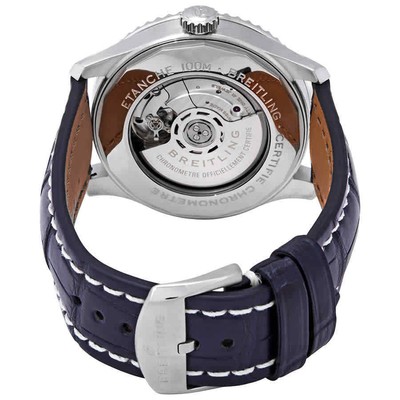 Pre-owned Breitling Navitimer 8 Unitime Automatic 43 Mm Silver Dial Men's Watch