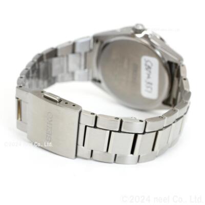 Pre-owned Seiko Selection Sbtm349 Men Watch Japan Blue Dial Solar Atomic Radio Sapphire