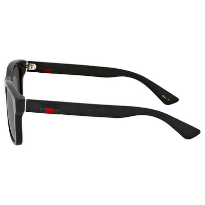 Pre-owned Gucci Polarized Grey Square Men's Sunglasses Gg0008s 002 53 Gg0008s 002 53 In Gray