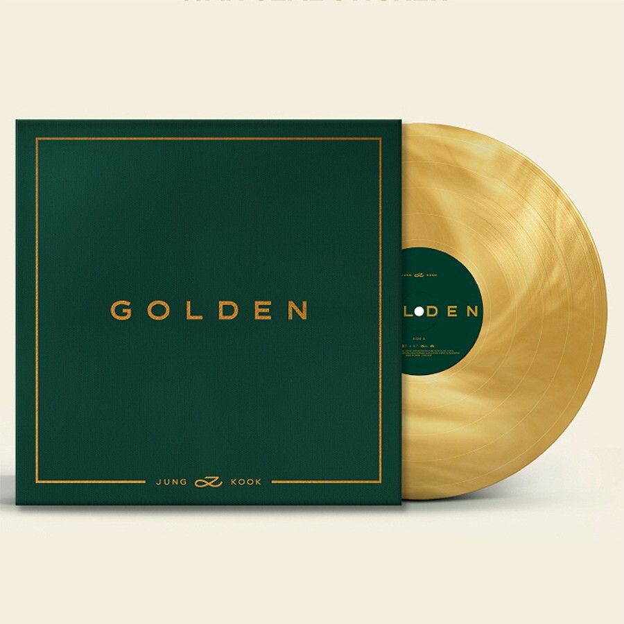 ジョングク GOLDEN LP レコード 新品未開封 BTS JUNGKOOK GOLDEN Album LP Ver./Vinyl+Photo Book+2 Post