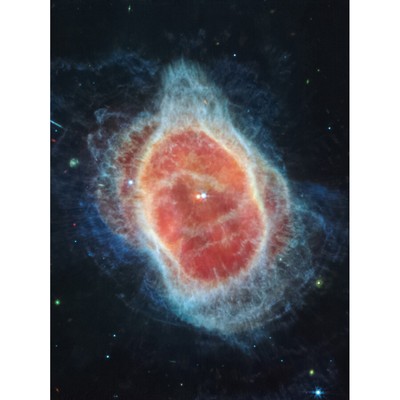 NASA James Webb Space Telescope Southern Ring Nebula NGC 3132 Framed Print 12x16