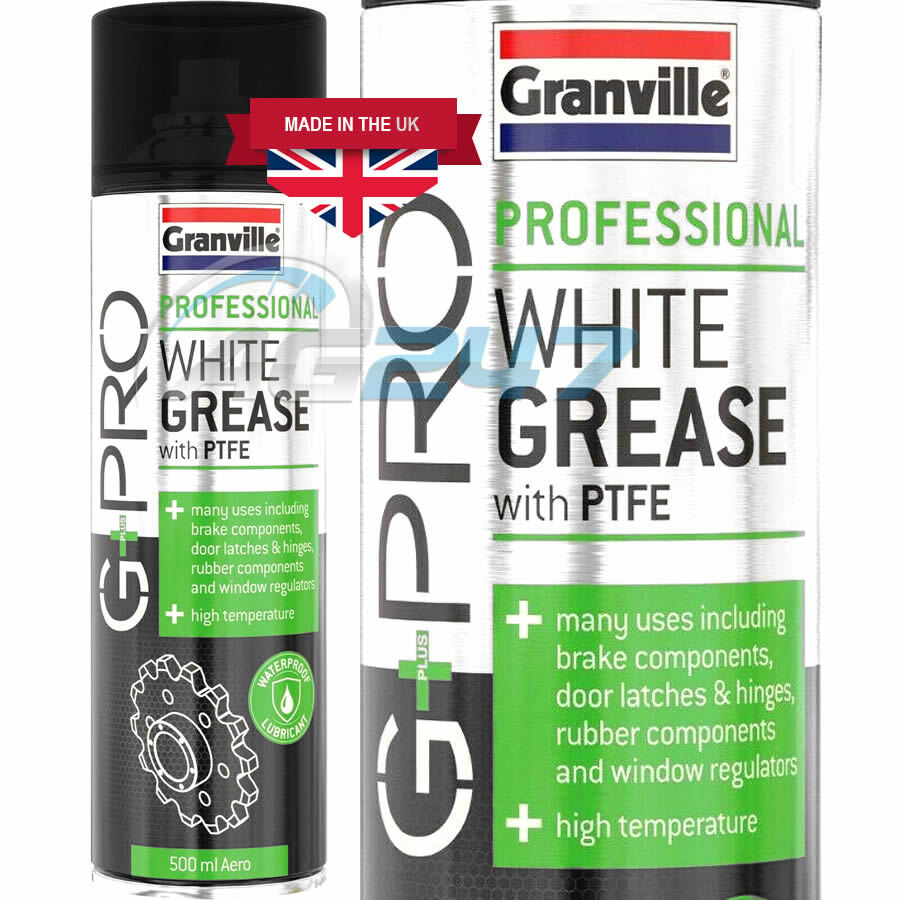 1080 G+PRO UK High Temperature Waterproof White Spray Grease Lubricant