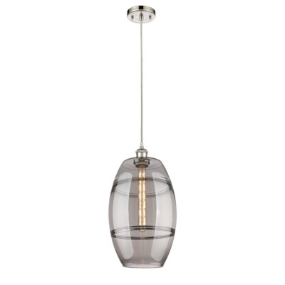 Innovations 516-1P Vaz 1Lt 10'' Cord Mini Pendant, PN/SM - 516-1P-PN-G557-10SM