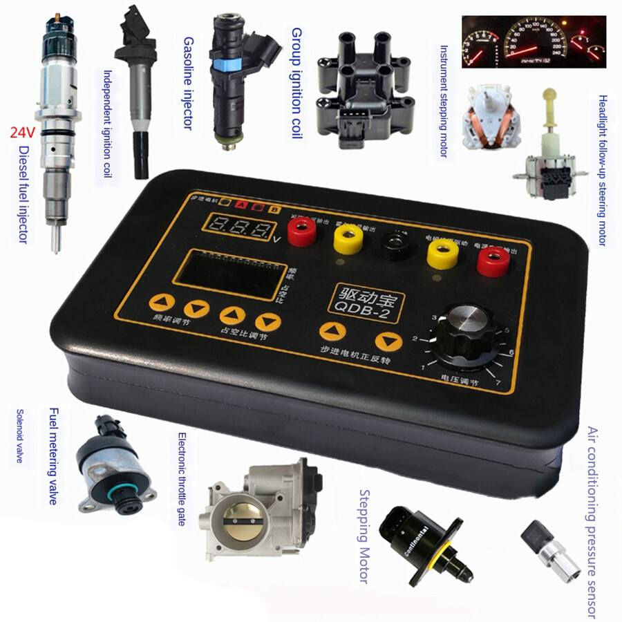 Automobile Ignition Coil Test Injector Solenoid Valve Idle Stepper Motor Tester