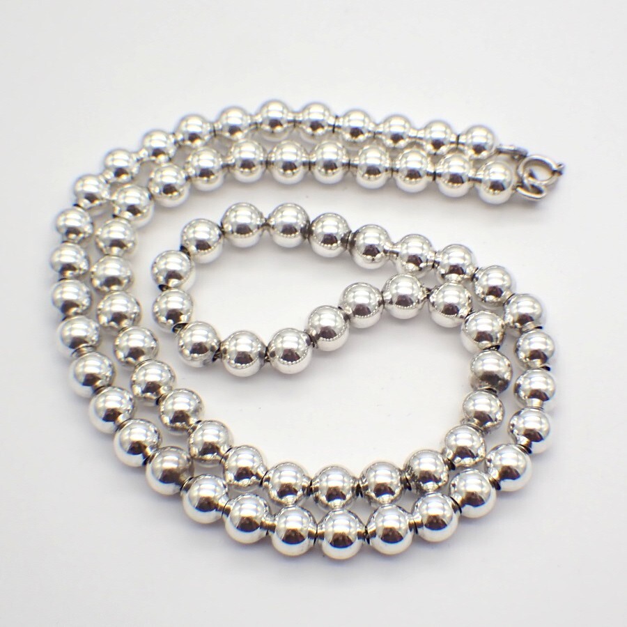 ロンハーマンSilver Beads Necklace (5mm×71) ロンハーマン Silver Beads Necklace 5mm×71